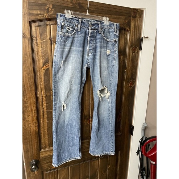 Hollister Other - Vintage Hollister Jeans Mens 32x30 Denim Boomer Low Rise Slim Noot Cut Y2K